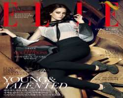 She graced the cover of Elle Korea in August 2012 She graced the cover of Elle Korea in August 2012.